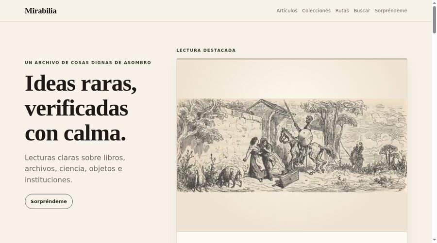 Revista digital Mirabilia